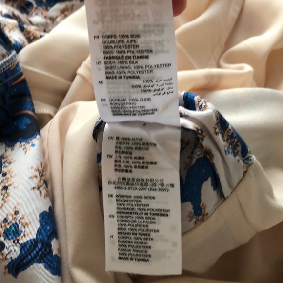 Sandro Utopique Silk Dress ASO Queen Letizia and Princess Victoria - Picture 6 of 6